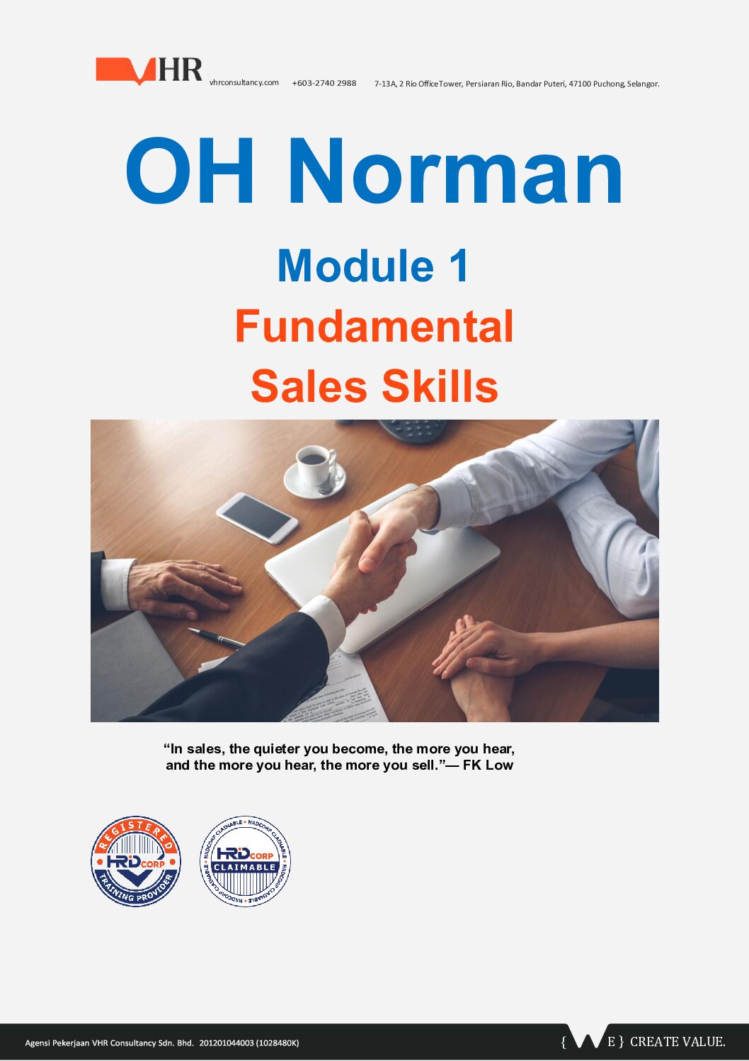 OH Norman Sales  Module 1